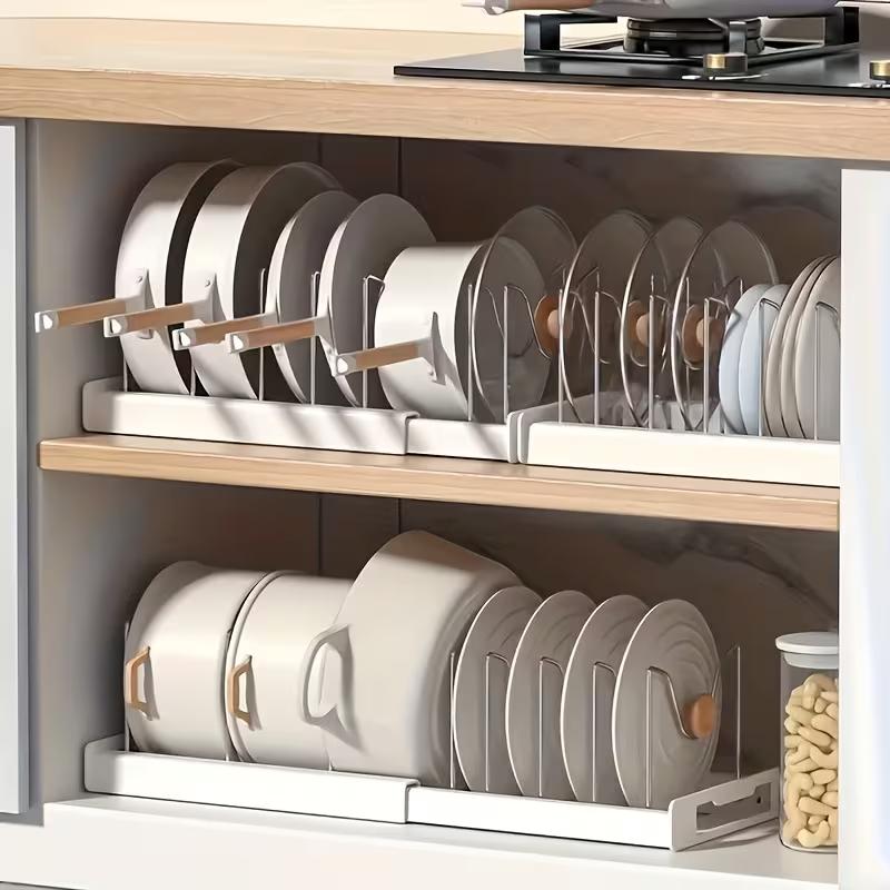 Kitchen Baking Drawer - منظم أواني ومقالي قابل للتمدد من