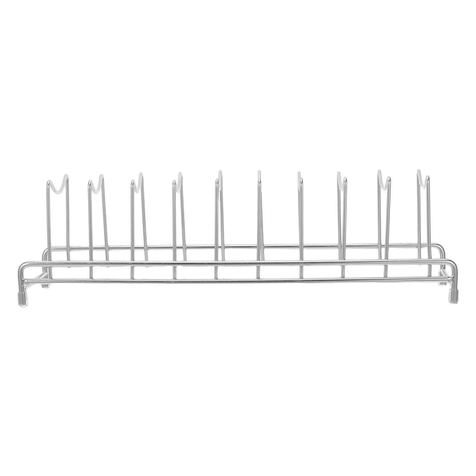 Kitchen Baking Sheet Organizer - رف من الفولاذ المقاوم للصدأ لتنظيم