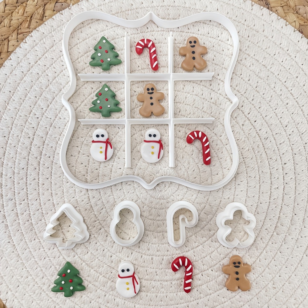 Kitchen Baking Cookies - مجموعة قوالب بسكويت تيك تاك تو