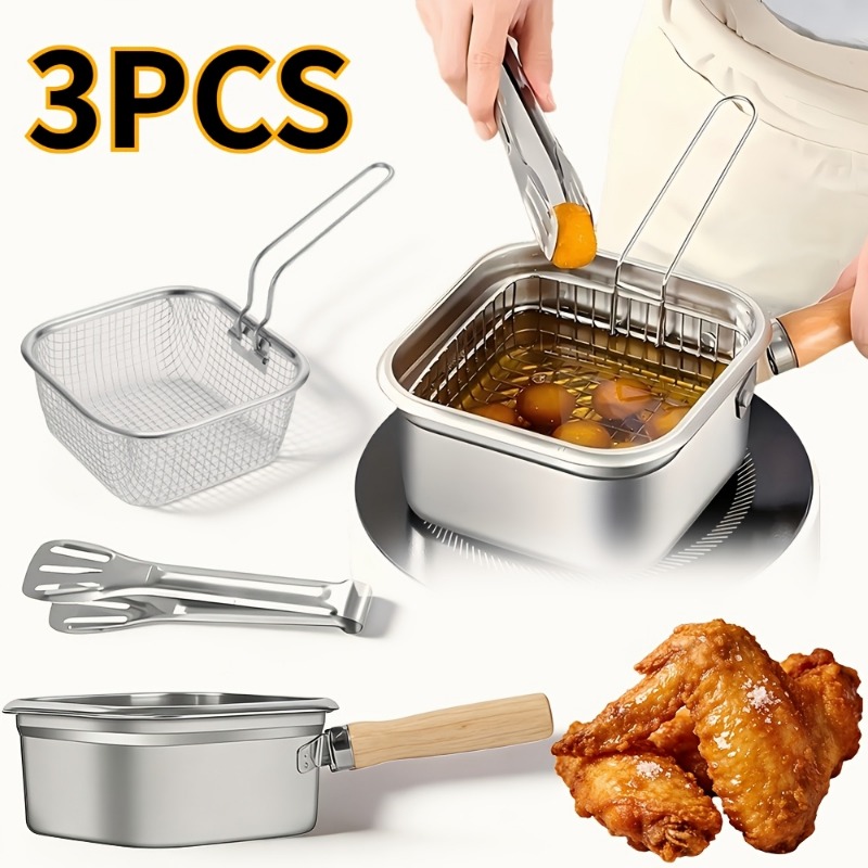 Kitchen Baking Pan Set - مقلاة عميقة مربعة الشكل من الفولاذ