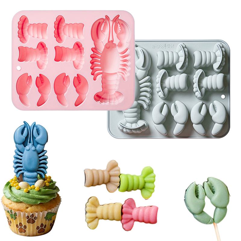 Kitchen Tools In Baking - قالب سيليكون على شكل جراد البحر