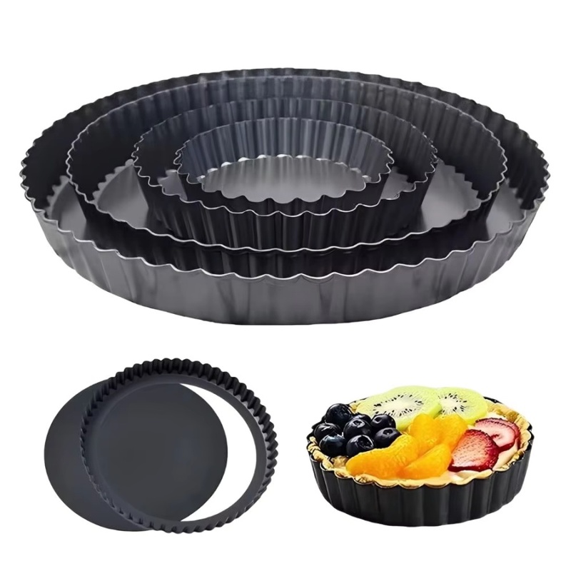 Kitchen Baking Oven - قالب تارت قابل للإزالة من الأسفل،
