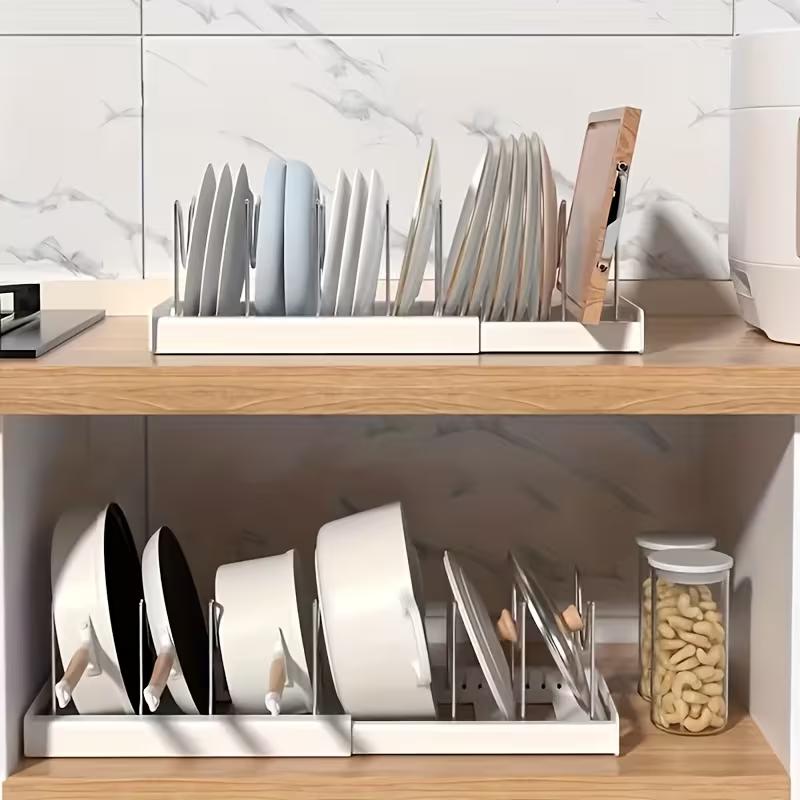 منظم أواني ومقالي قابل للتمدد  - مراجعة Kitchen Baking Drawer وسعره