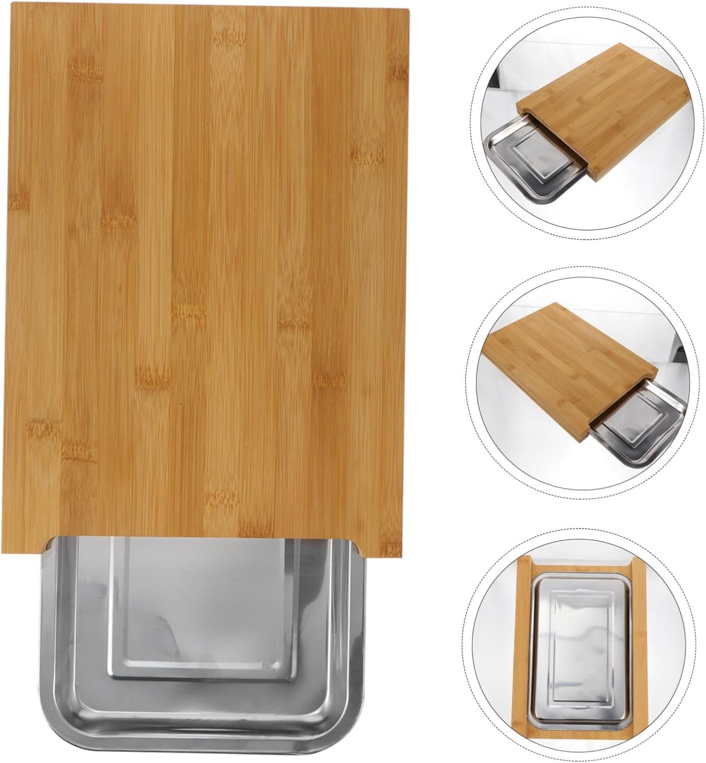 لوح تقطيع من الخيزران، أدوات خ - مراجعة Kitchen Baking Drawer وسعره