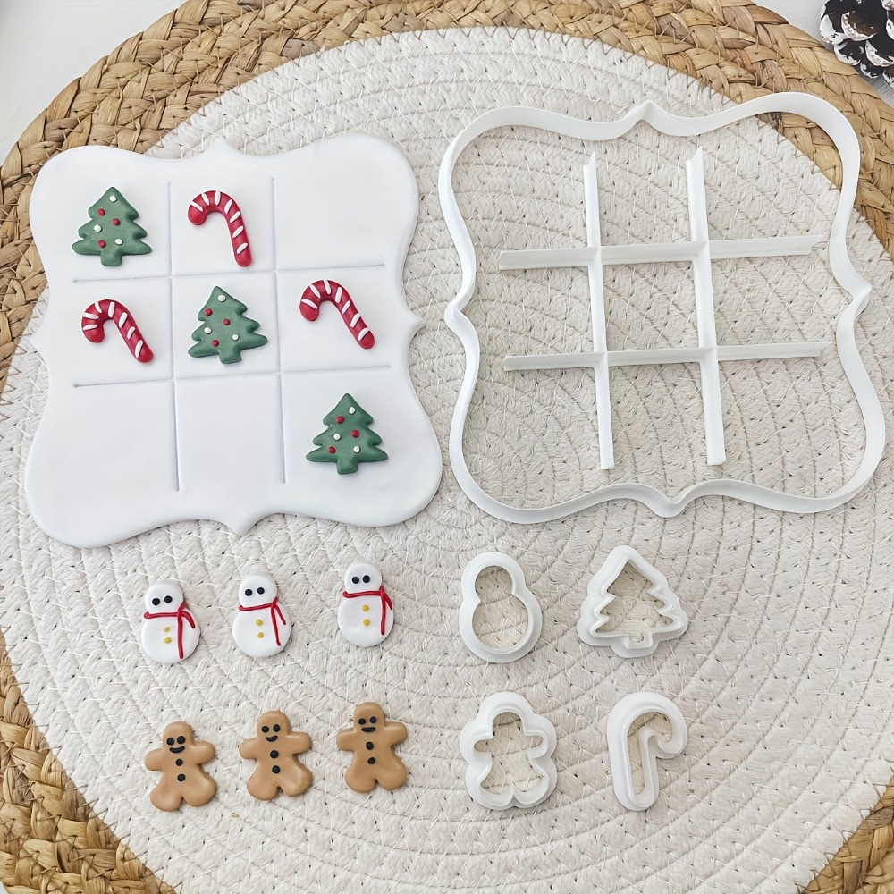 مجموعة قوالب بسكويت تيك تاك تو - مراجعة Kitchen Baking Cookies وسعره