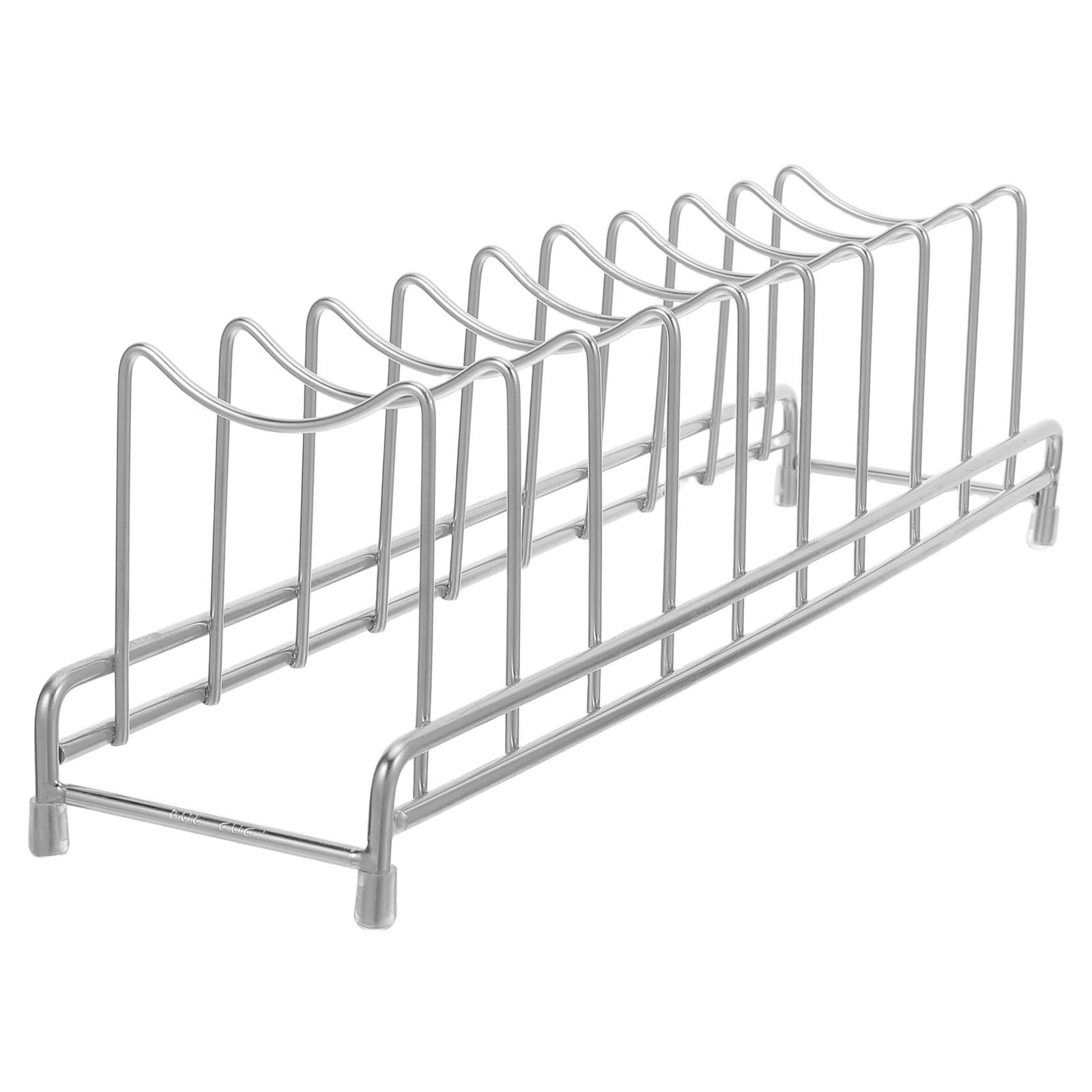 منظم أغطية الأواني من الفولاذ  - مراجعة Kitchen Baking Sheet Organizer وسعره