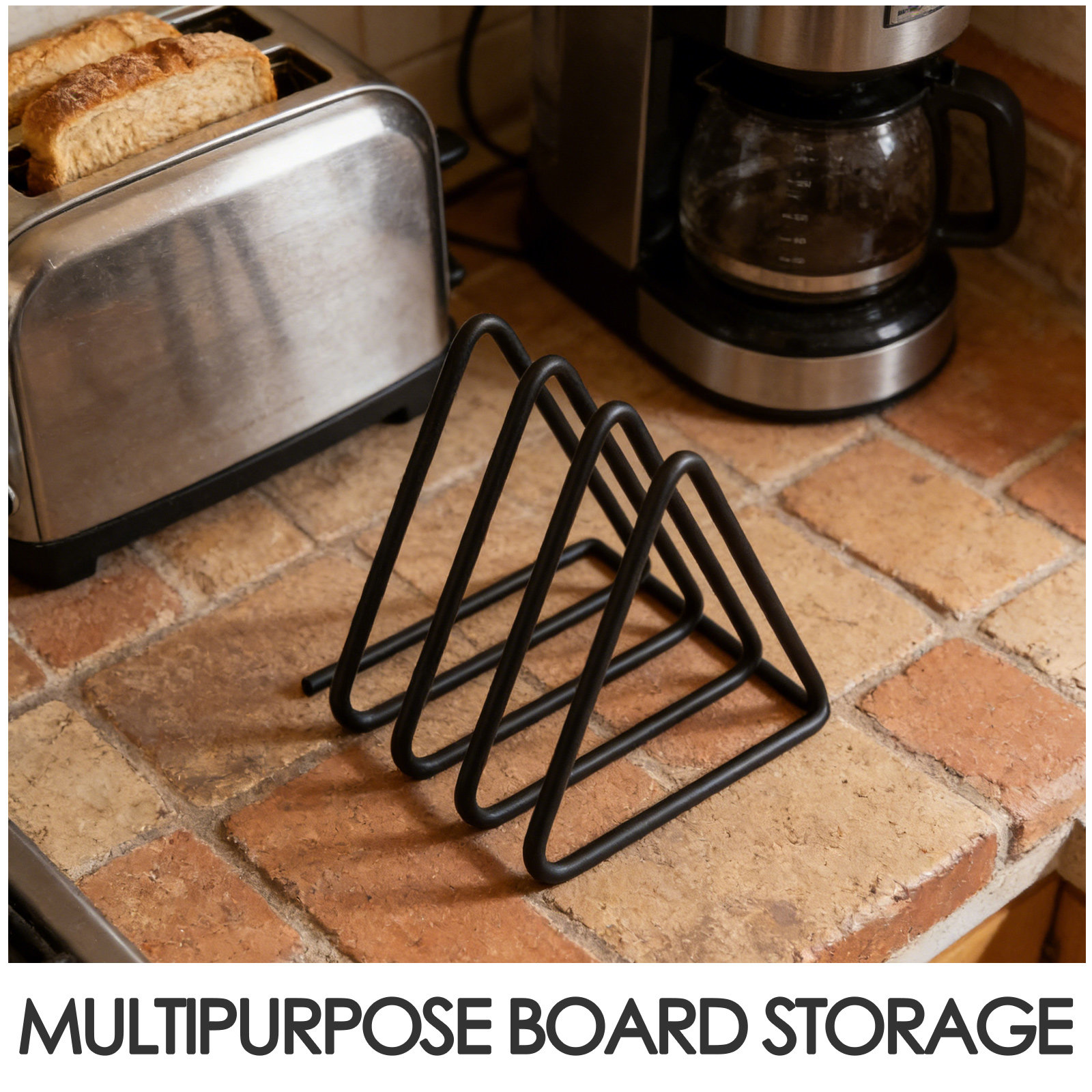 حامل ألواح التقطيع المثلثي، من - مراجعة Kitchen Baking Sheet Organizer وسعره