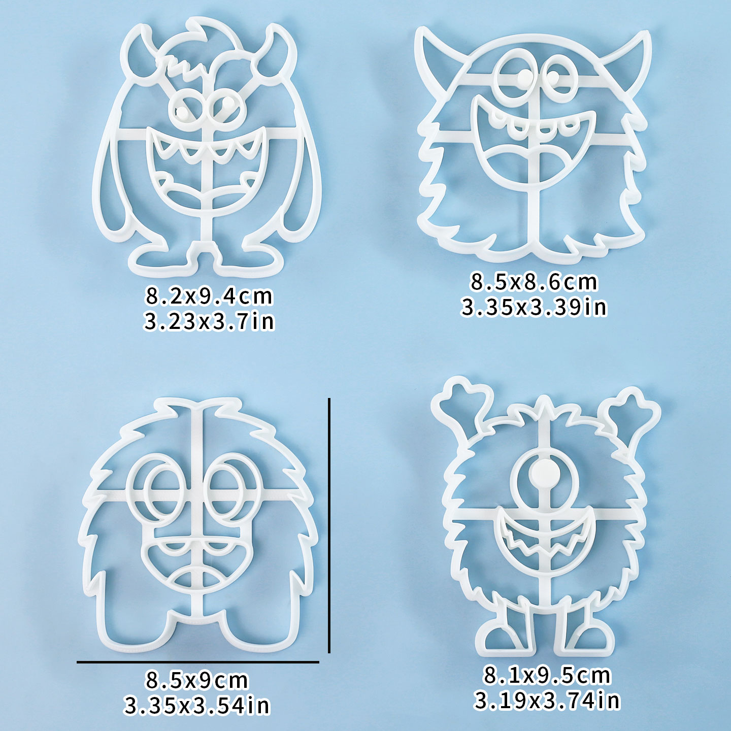 قطعة واحدة/4 قطع قوالب بسكويت  - مراجعة Kitchen Baking Cookies وسعره