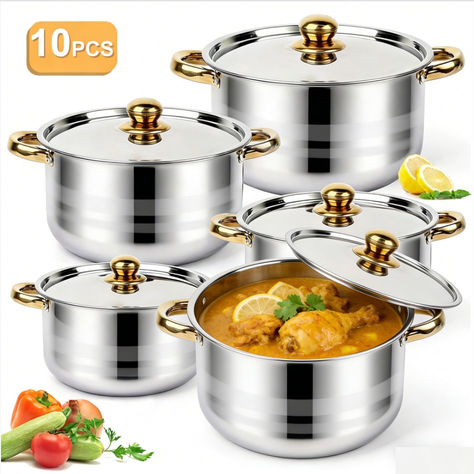 طقم أواني طهي فاخرة وعصرية من  - مراجعة Kitchen Baking Pan Set وسعره