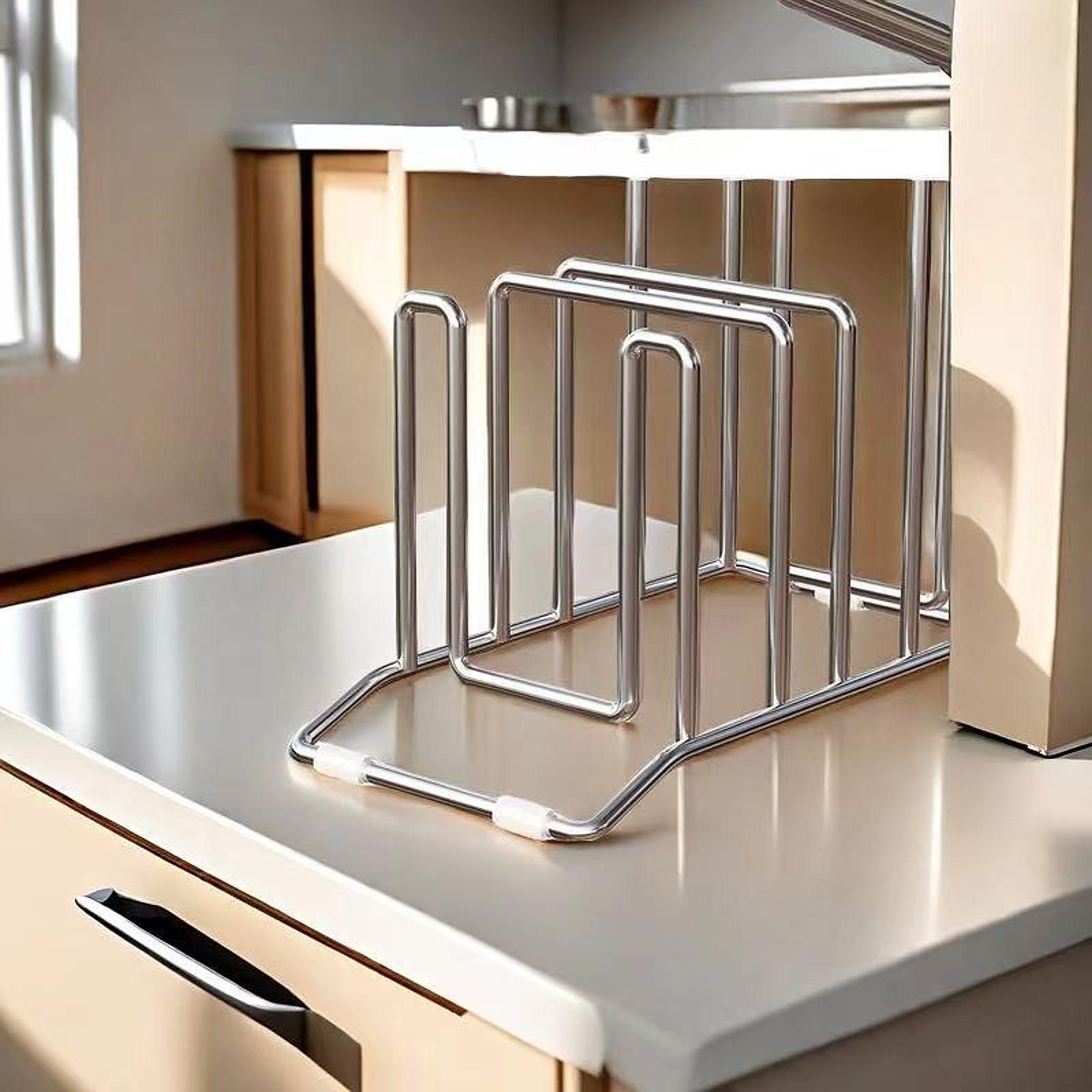قطع مجلس رف الأواني عموم الأغط - مراجعة Kitchen Baking Sheet Organizer وسعره