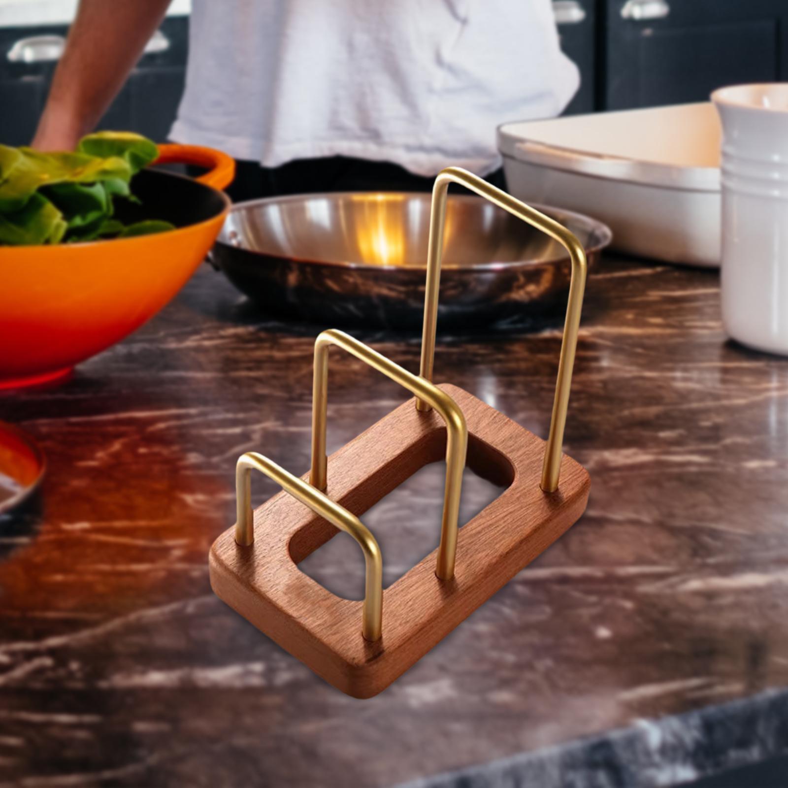 حامل لوح التقطيع وحامل أغطية ا - مراجعة Kitchen Baking Sheet Organizer وسعره