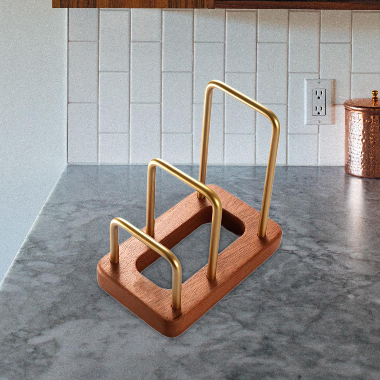 حامل لوح التقطيع وحامل أغطية ا - مراجعة Kitchen Baking Sheet Organizer وسعره