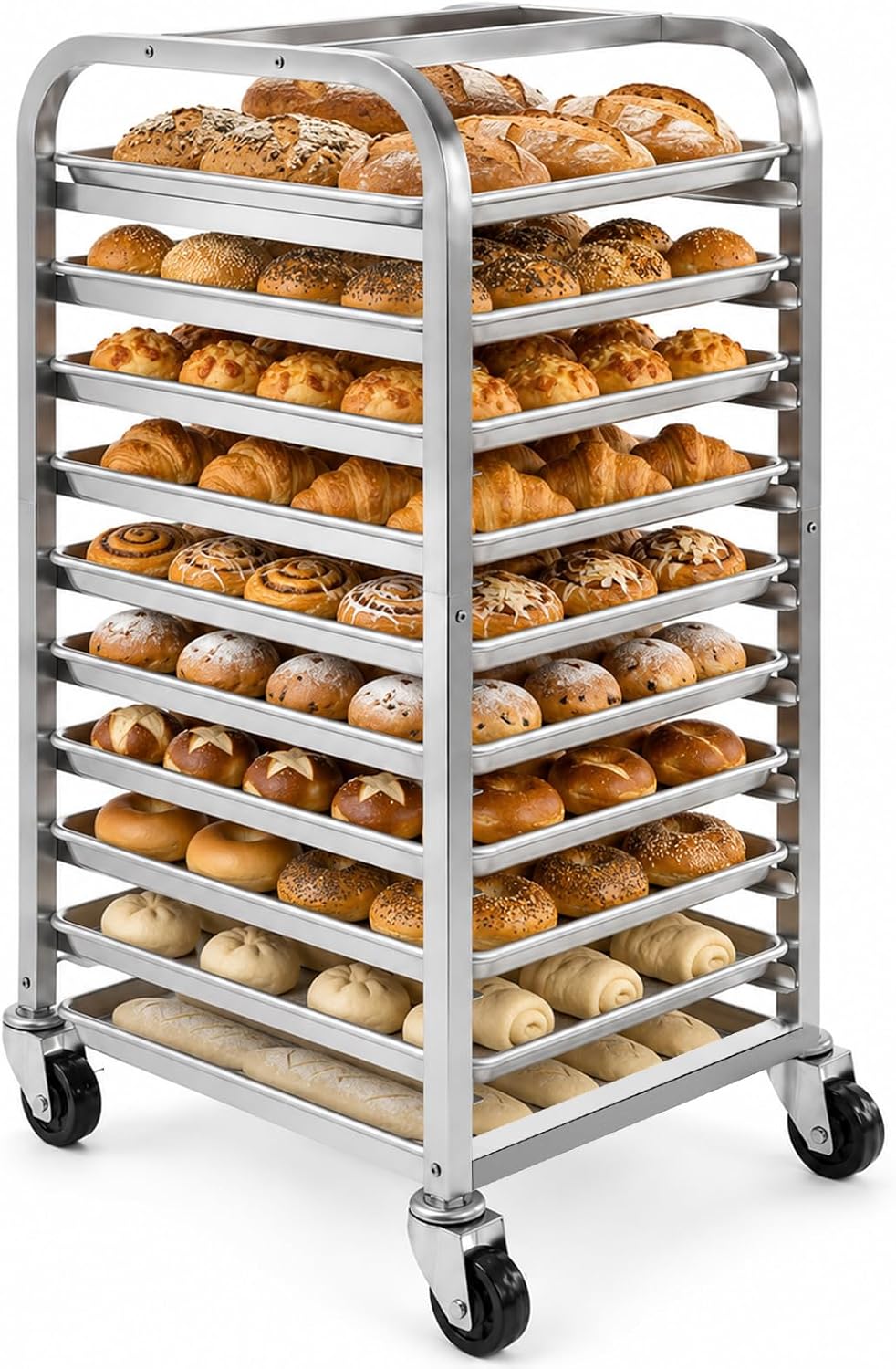رفوف من الفولاذ المقاوم للصدأ  - مراجعة Kitchen Baking Sheet Organizer وسعره