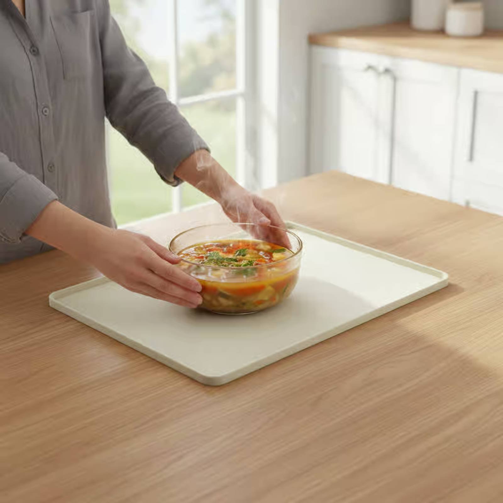 حصيرة سيليكون مرنة لحماية سطح  - مراجعة Kitchen Baking Oven وسعره